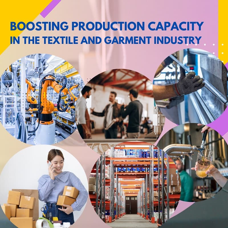 Production capacity in the textile and garment industry